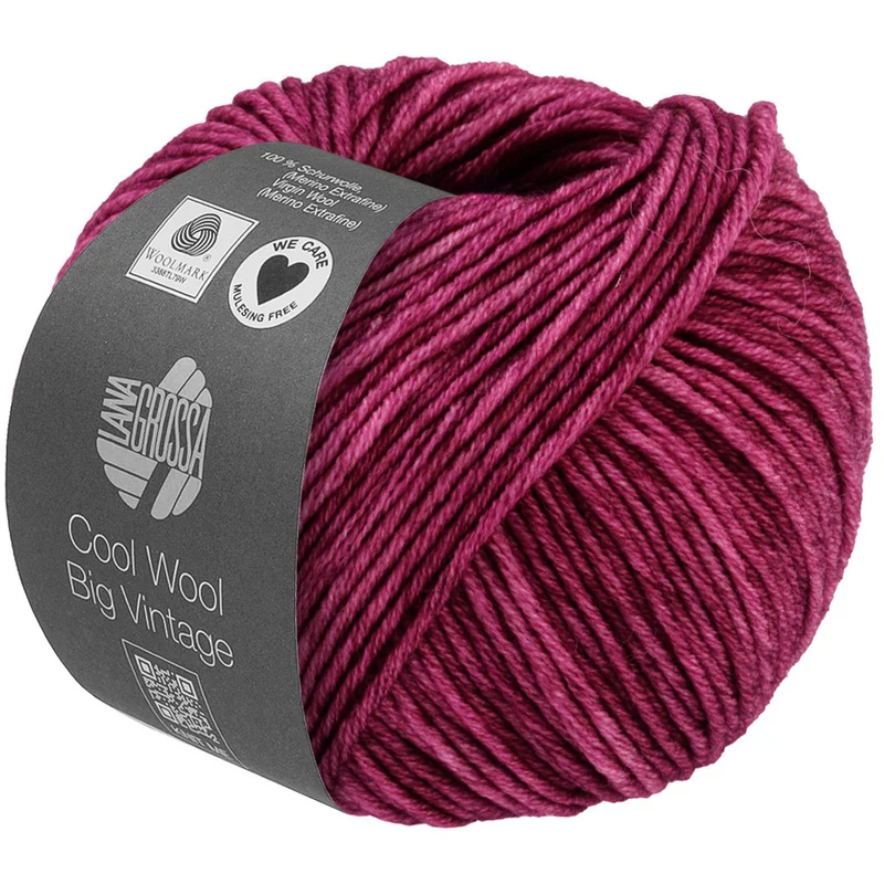 Lana Grossa Cool Wool Vintage Big 7177 Indisch Rood