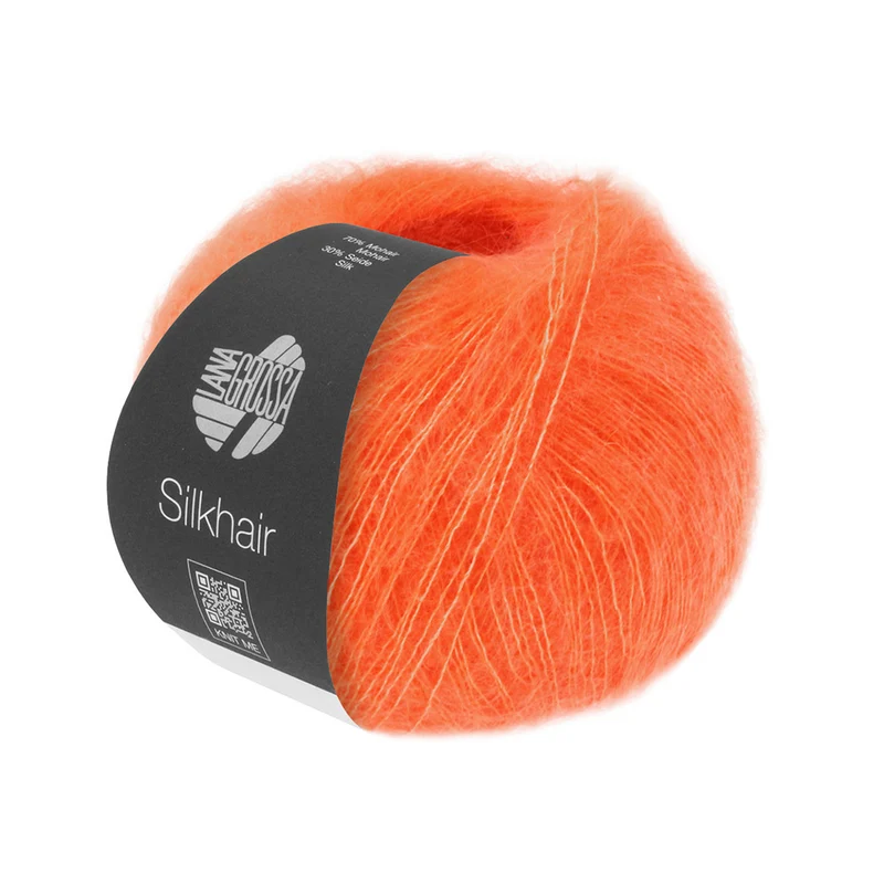 Lana Grossa Silkhair 207 Zalm Oranje