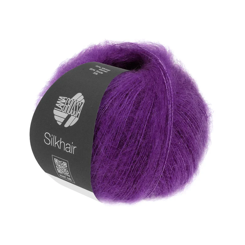 Lana Grossa Silkhair 206 Aubergine
