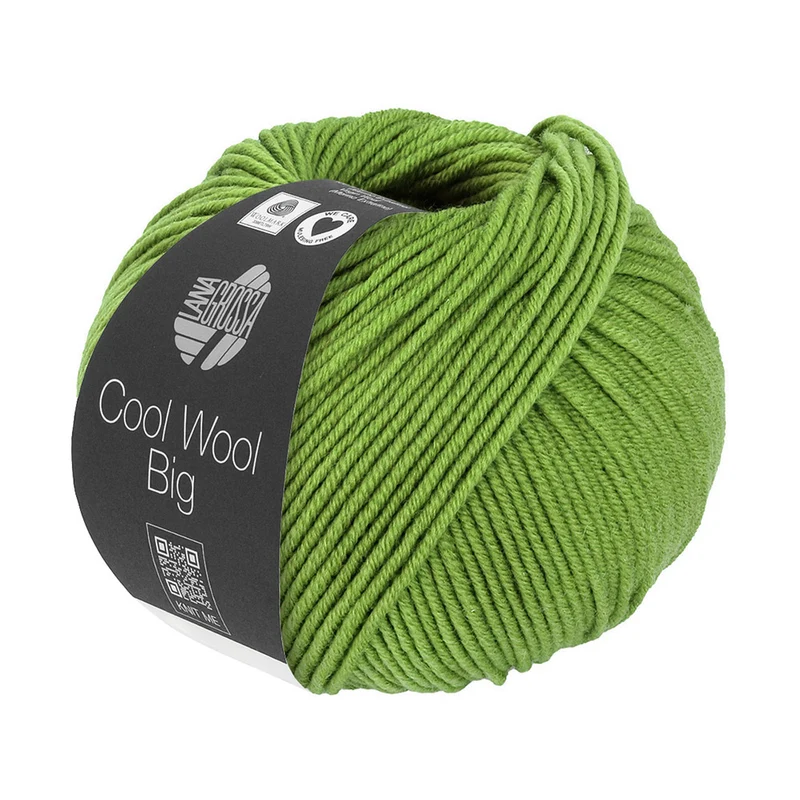 Lana Grossa Cool Wool Big 1022 Klaver groen