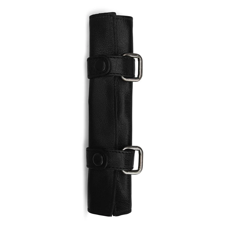 MUUD Carita E - Black Handgemaakt leren etui small 21 x 12 cm