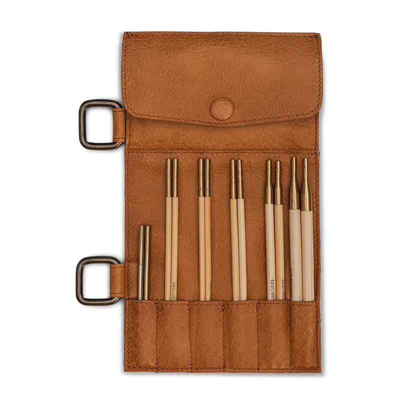 MUUD Carita D - Whiskey Handgemaakt leren etui