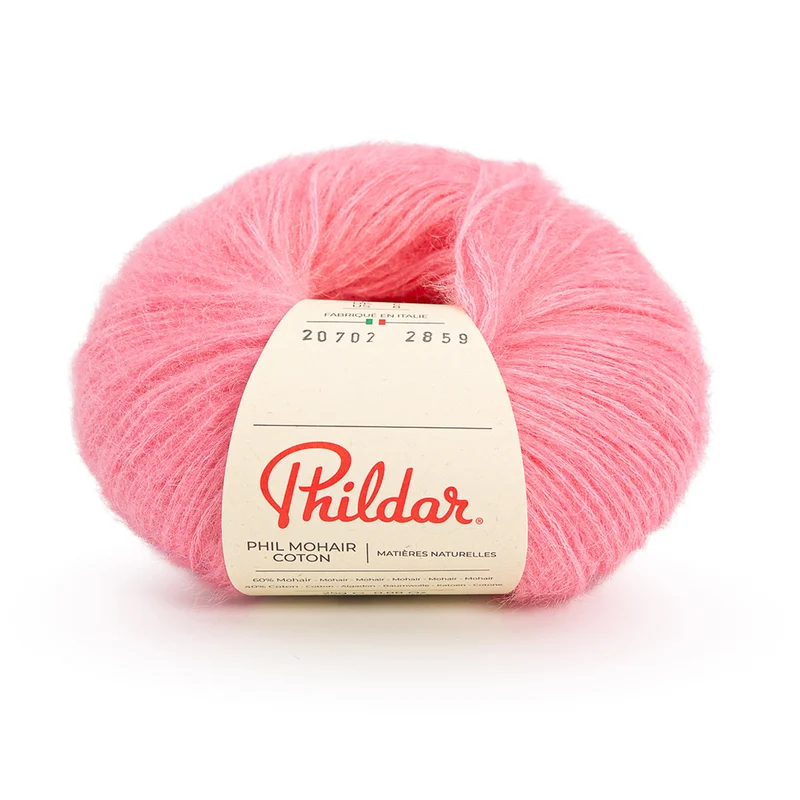 Phildar Phil Mohair Coton 2393 Bonbonroze