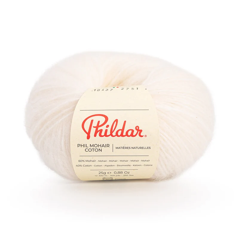 Phildar Phil Mohair Coton 2359 Krijt