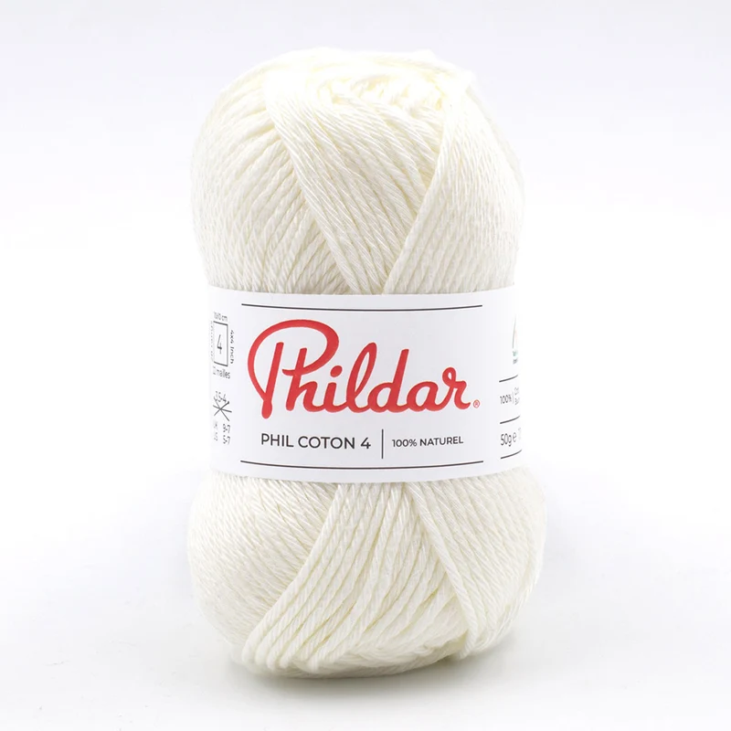 Phildar Phil Coton 4 1397 Krijt