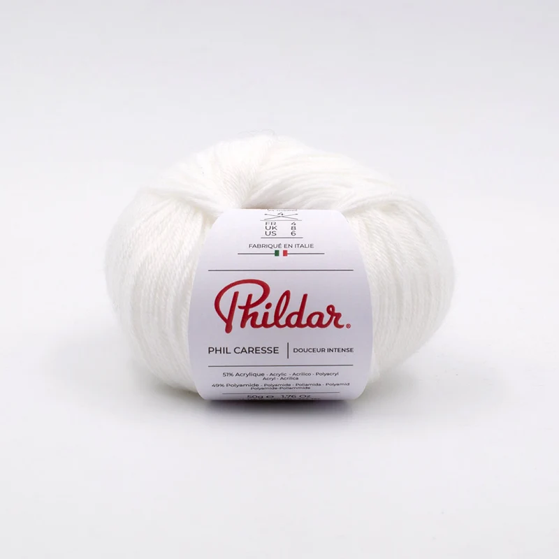 Phildar Phil Caresse 1225 White