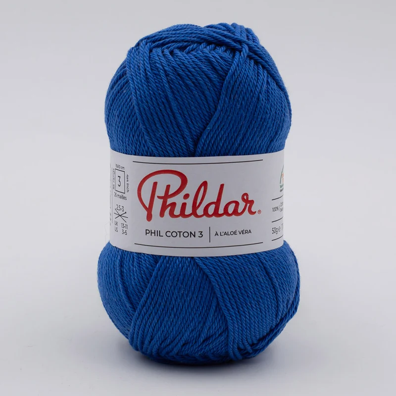Phildar Phil Coton 3 1004 Ultramarijn