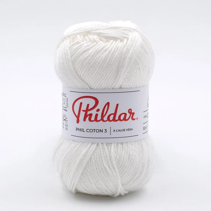 Phildar Phil Coton 3 1225 Wit