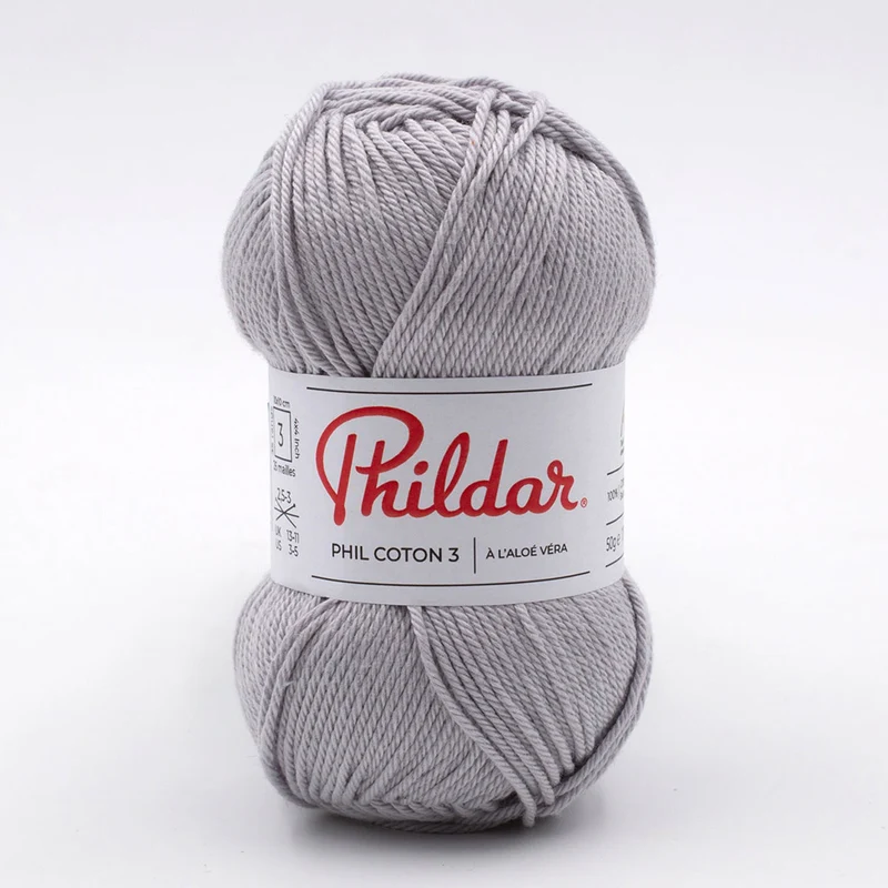 Phildar Phil Coton 3 2447 Kiezelsteen
