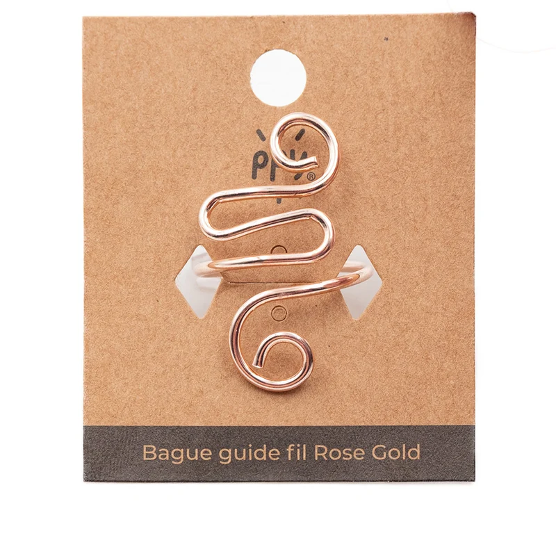 PPY Draadgeleider Ring Roségoudkleur