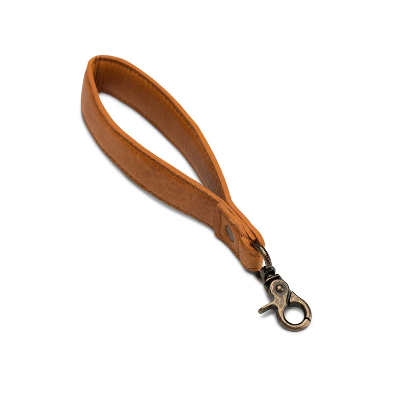 MUUD Cami XL Whisky - Handgemaakt leren tassen handvat 21 x 2,2 cm