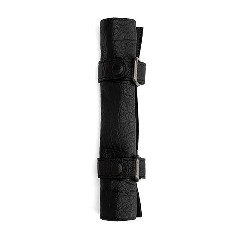 MUUD Carita A Black - Handgemaakt leren inleg 14 x 21 cm voor sokkennaalden