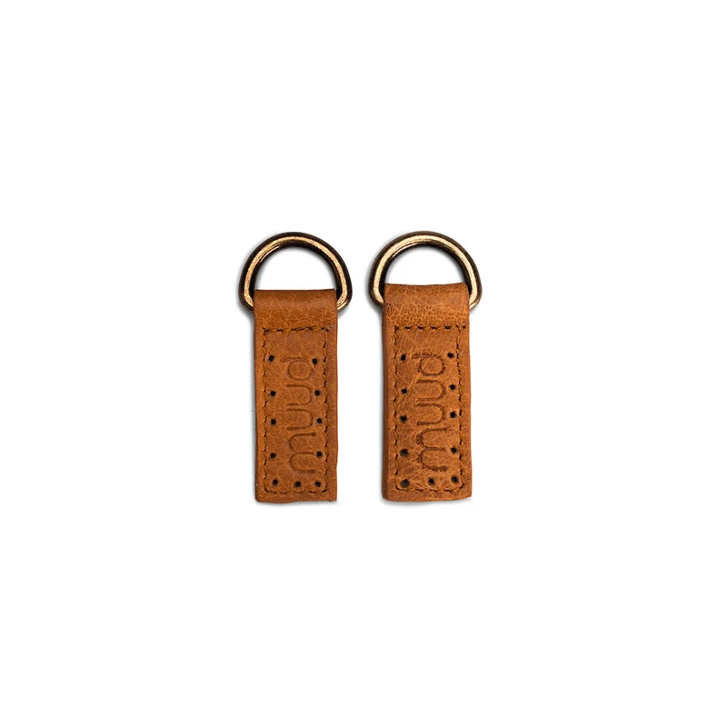 MUUD Caisa Whisky - Leren band met D-Ring 6,5 x 2cm