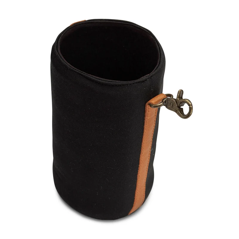 MUUD Daris - Whiskey Handgemaakt leren flessenhouder 18 x 10 cm
