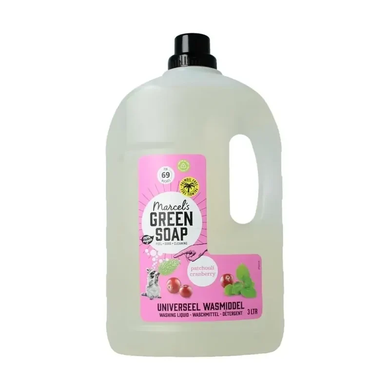 Marcel`s GR Soap Wasmiddel universeel patchouli & cranberry 3 liter