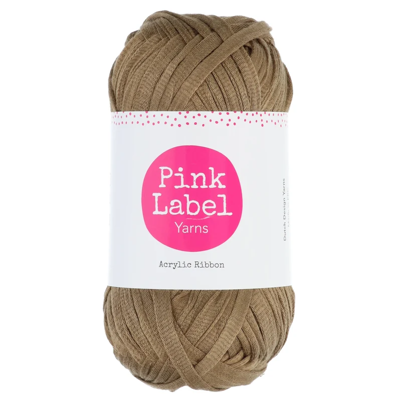 Pink Label Acrylic Ribbon 018 Lisa - Taupe