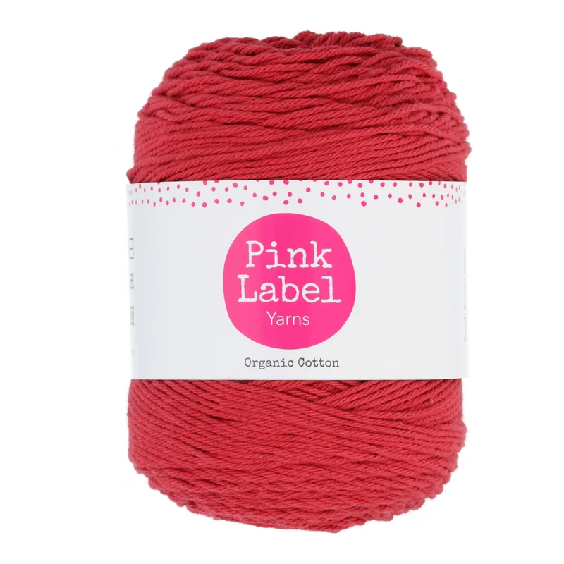 Pink Label Organic Cotton 069 Maud - Pale ruby