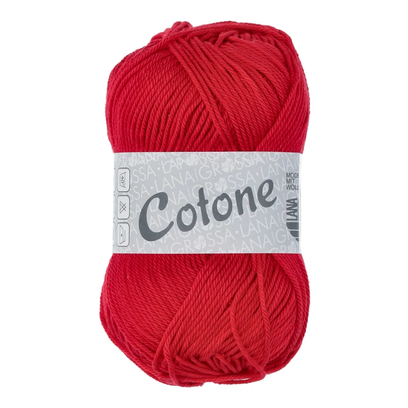 Lana Grossa Cotone 018 Rood