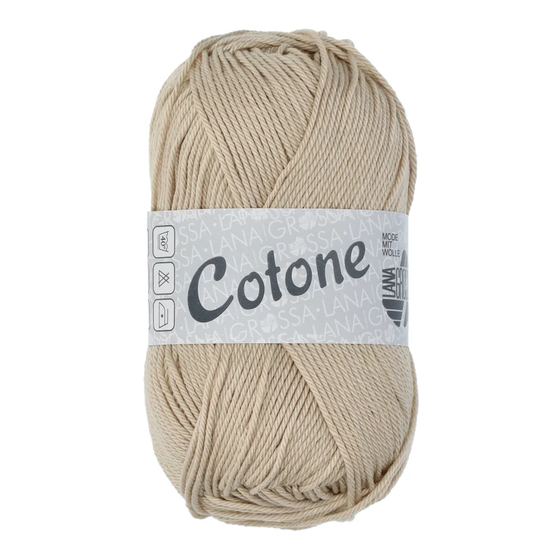 Lana Grossa Cotone 115 Lichtbeige