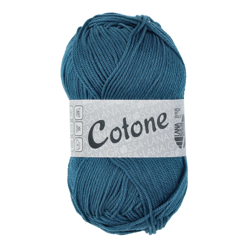 Lana Grossa Cotone 119 Donker Petrol