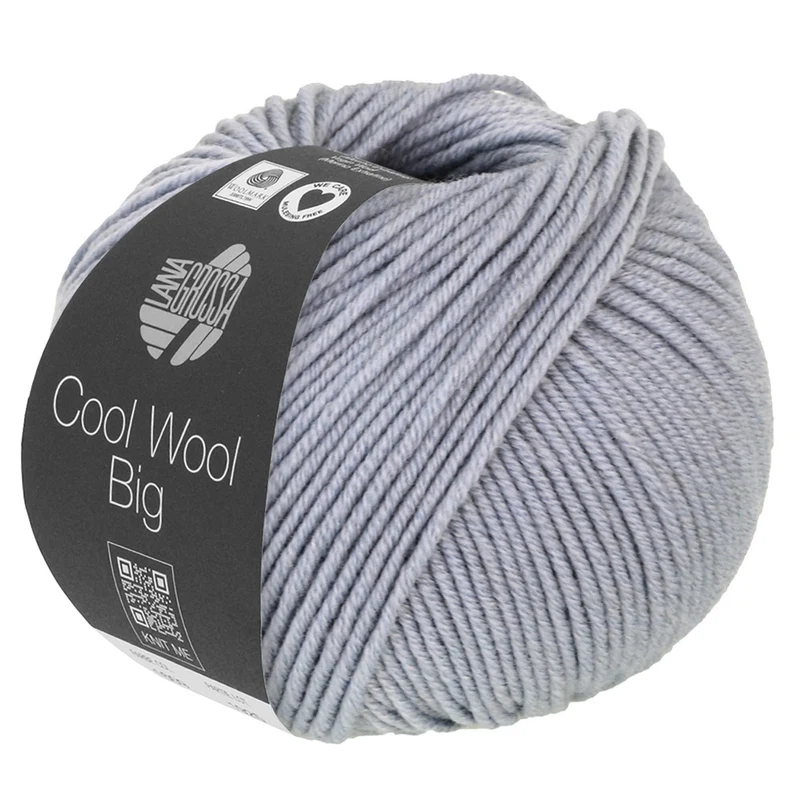 Lana Grossa Cool Wool Big 1019 Grijsblauw
