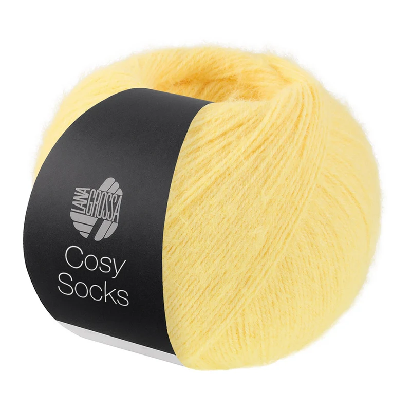 Lana Grossa Cosy Socks 0019 Geel