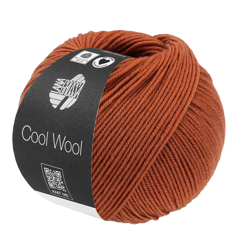 Lana Grossa Cool Wool 2125 Kaneelbruin