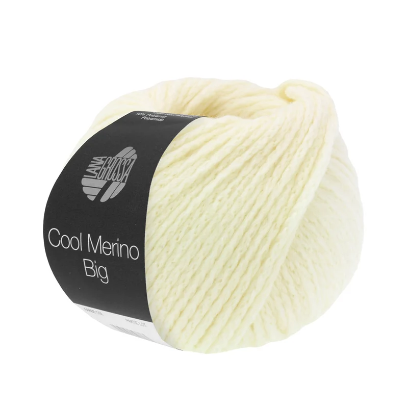Lana Grossa Cool Merino Big 201 Ruw Wit