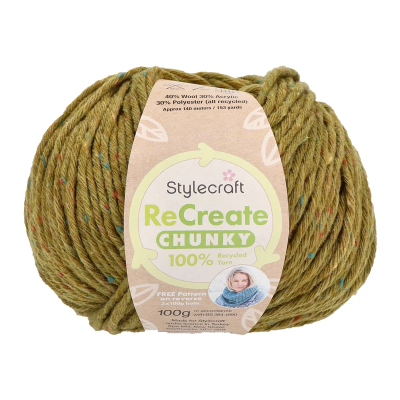 Stylecraft Recreate Chunky 3189 Advocado