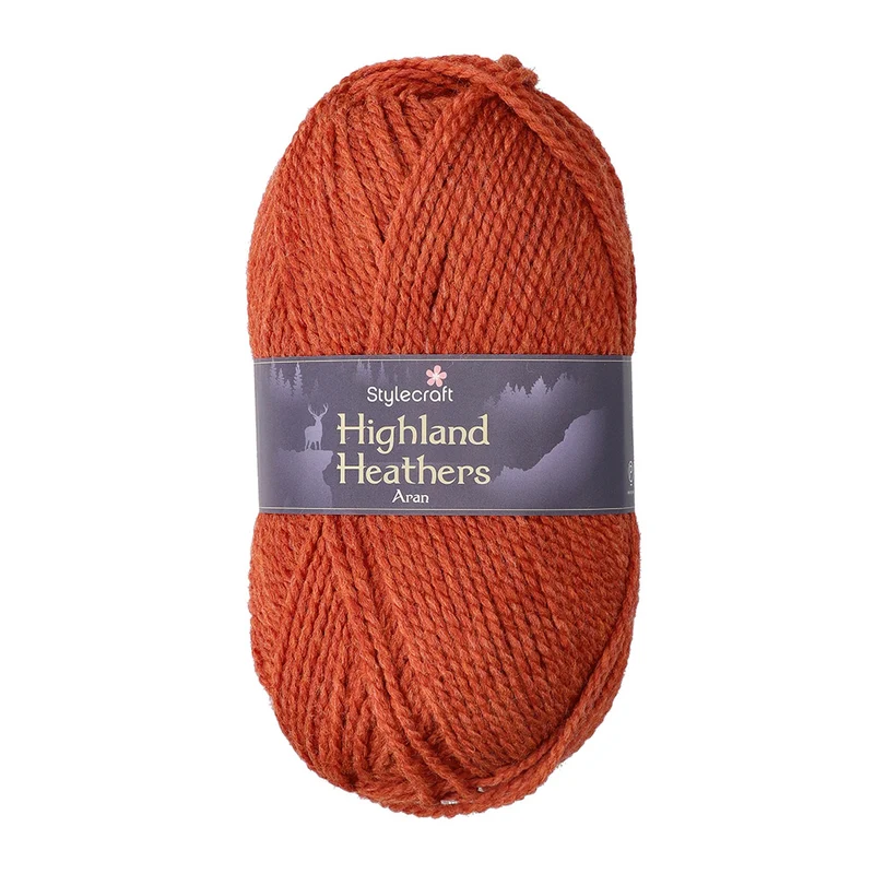 Stylecraft Highland Heathers Aran 1303 Whisky