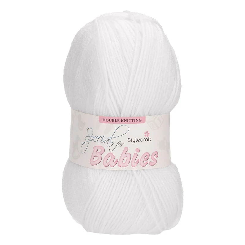 Stylecraft Special for Babies DK 1001 White