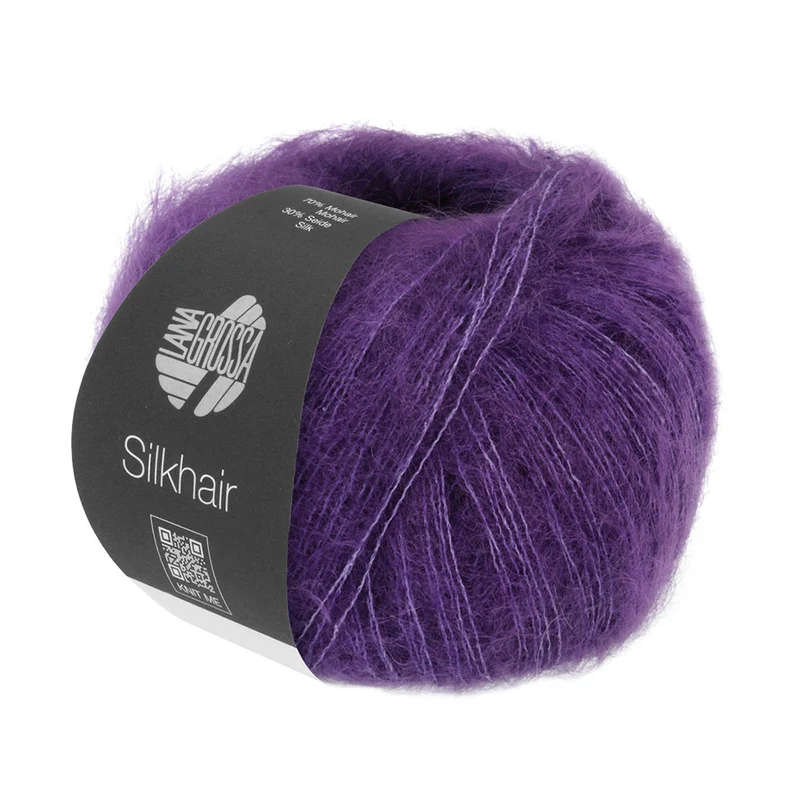 Lana Grossa Silkhair 193 Donkerpaars