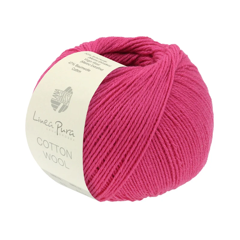 Lana Grossa Cotton Wool 002 Fuchsia