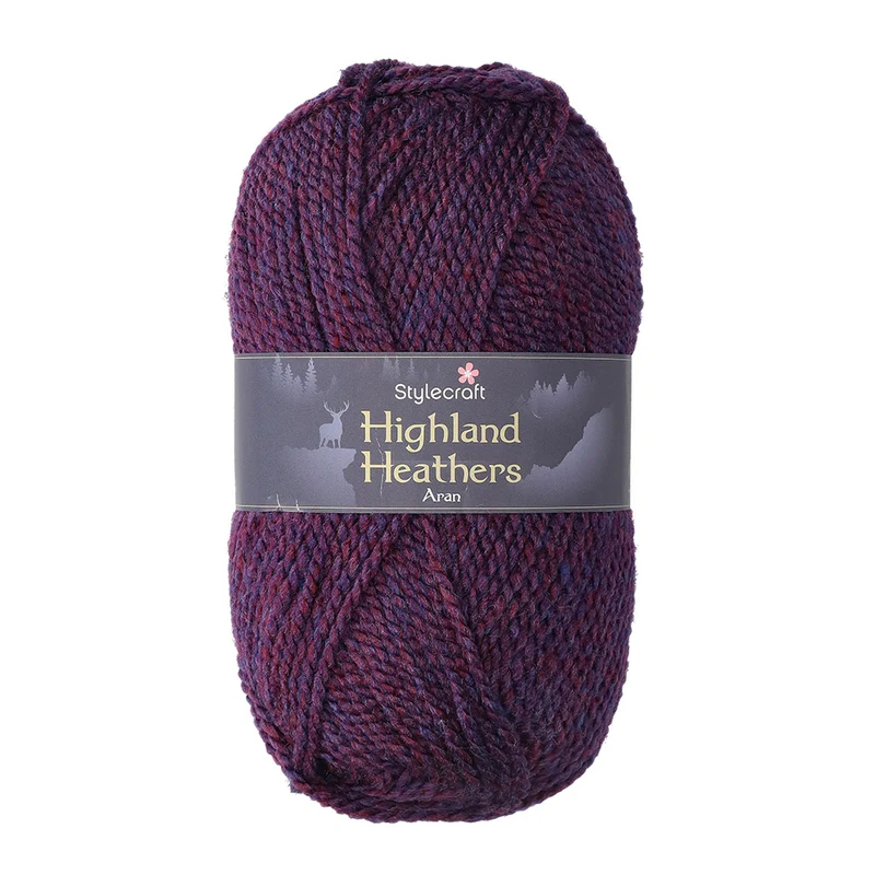 Stylecraft Highland Heathers Aran 1306 Esk