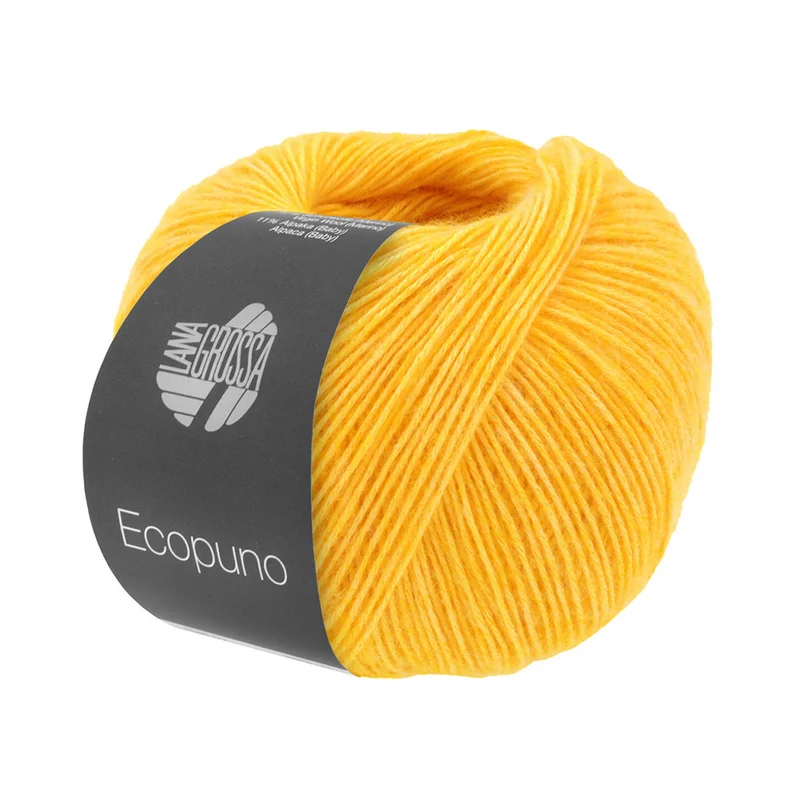 Lana Grossa Ecopuno 095 Geel