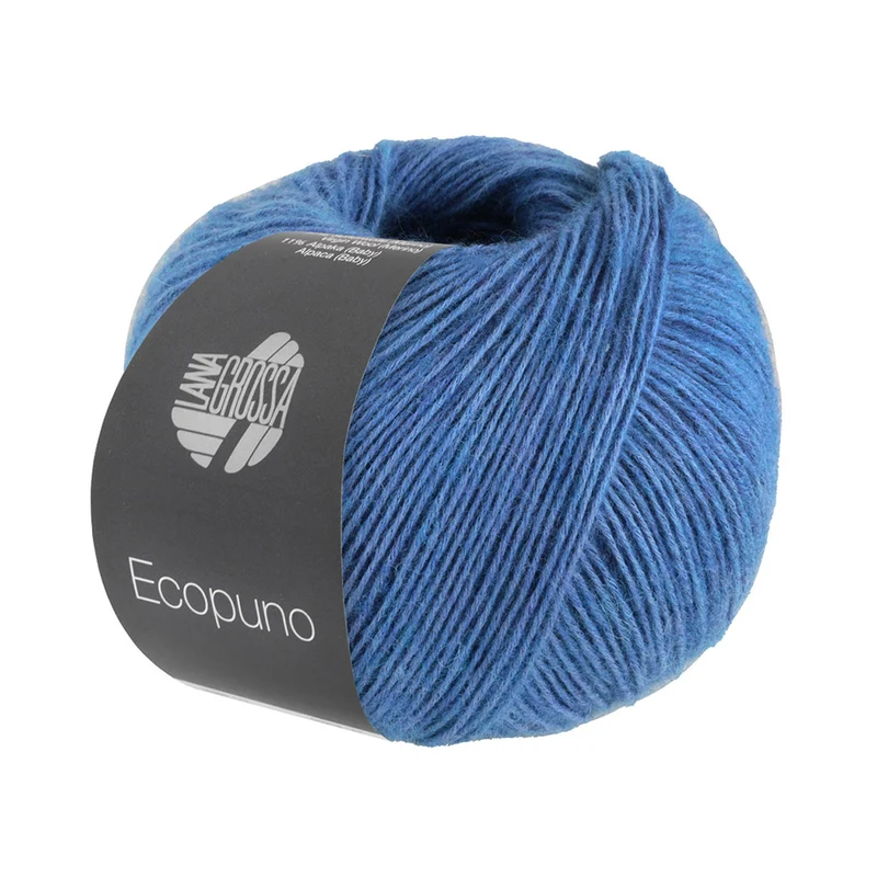 Lana Grossa Ecopuno 098 Duivenblauw