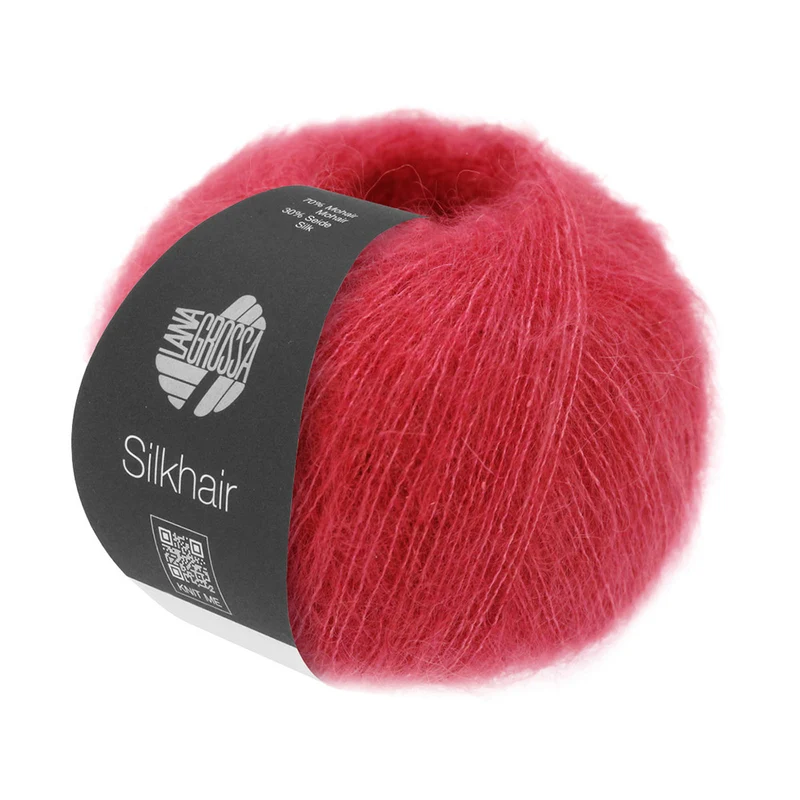 Lana Grossa Silkhair 198 Snoepjes Rood