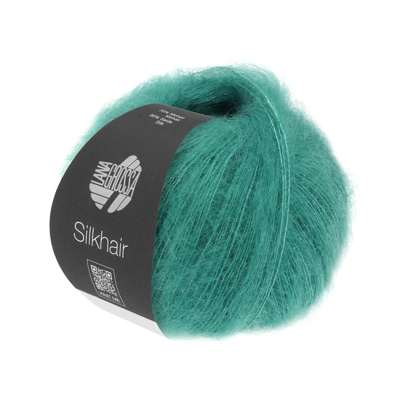 Lana Grossa Silkhair 204 Licht Petrol
