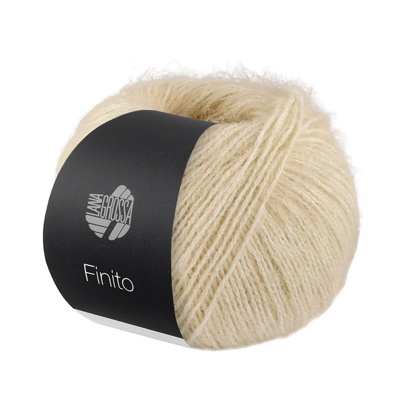 Lana Grossa Finito 008 Licht beige/Crème