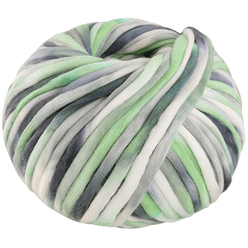 Lana Grossa Gelato 013 Donker-/lichtgrijs/wit/mint