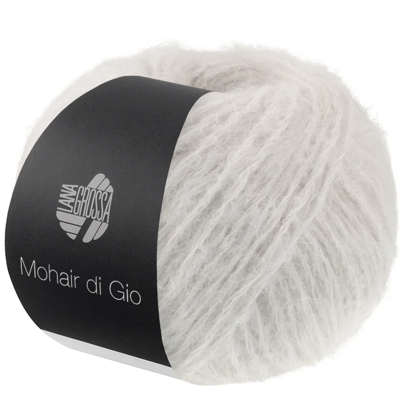 Lana Grossa Mohair Di Gio 023 Zilvergrijs