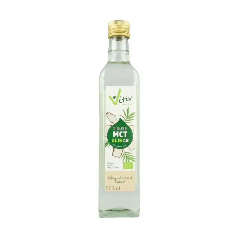 Vitiv MCT olie C8 coconut pure 500 ml