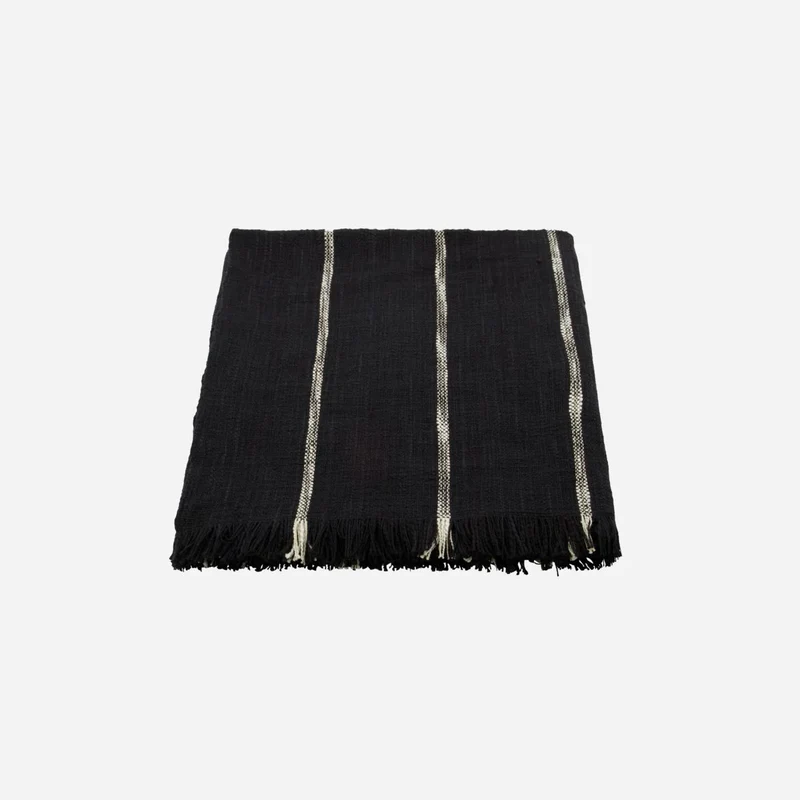 Plaid, Tuur, Gebroken wit/Grijs