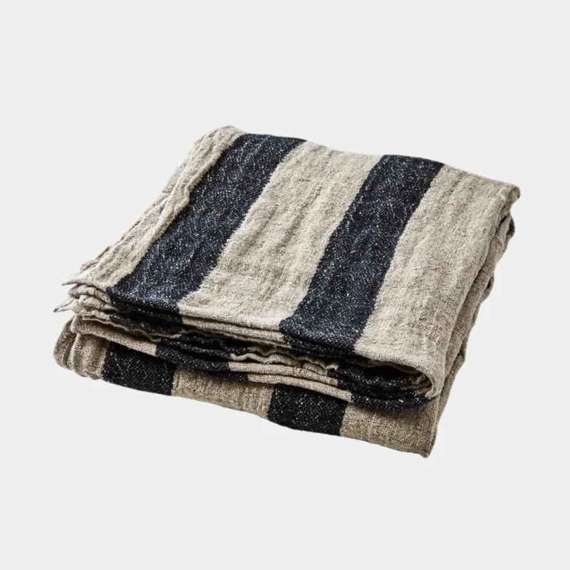 SIGNE Plaid | Black/natural