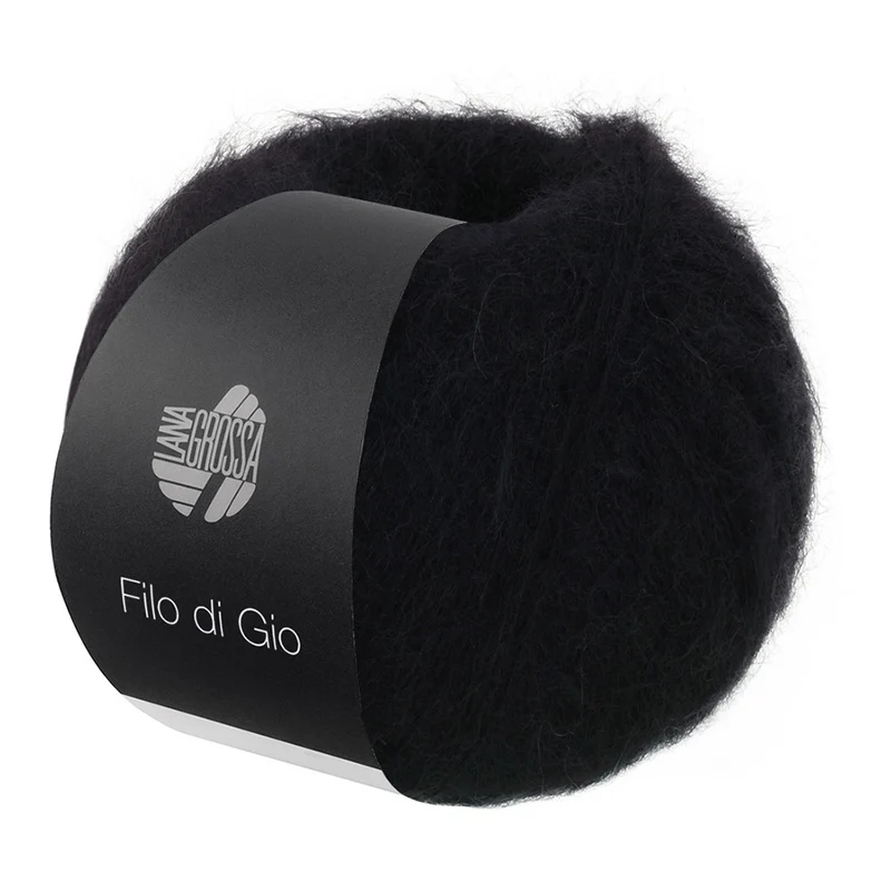 Lana Grossa Filo Di Gio 008 Zwart