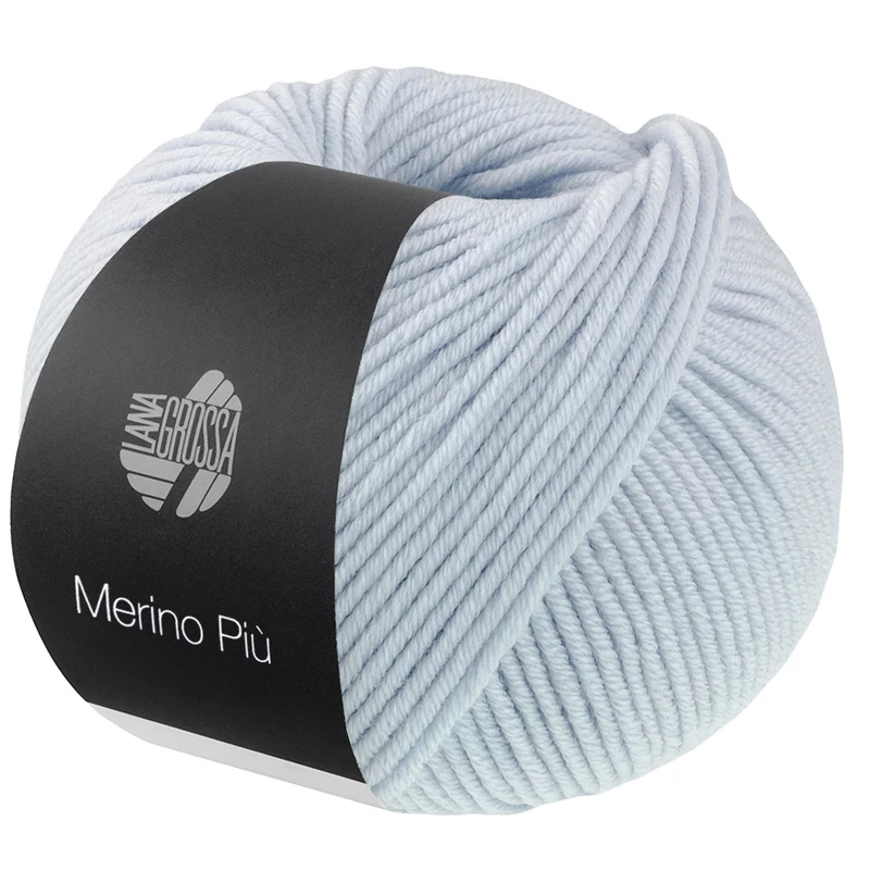 Lana Grossa Merino Piú 011 Zachtblauw
