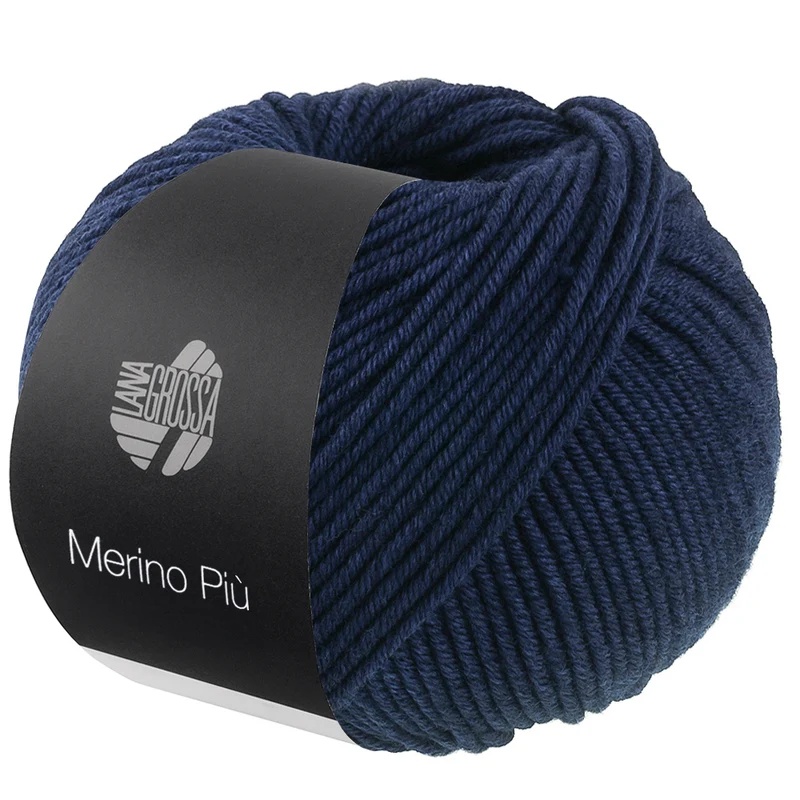 Lana Grossa Merino Piú 009 Nachtblauw
