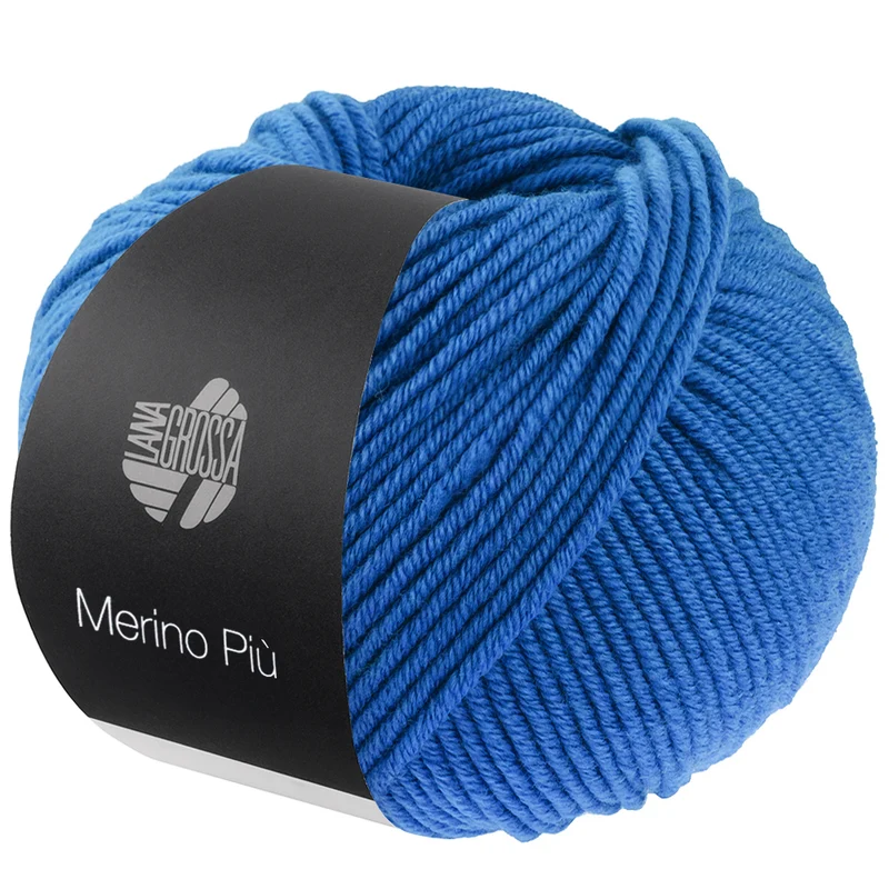 Lana Grossa Merino Piú 008 Blauw