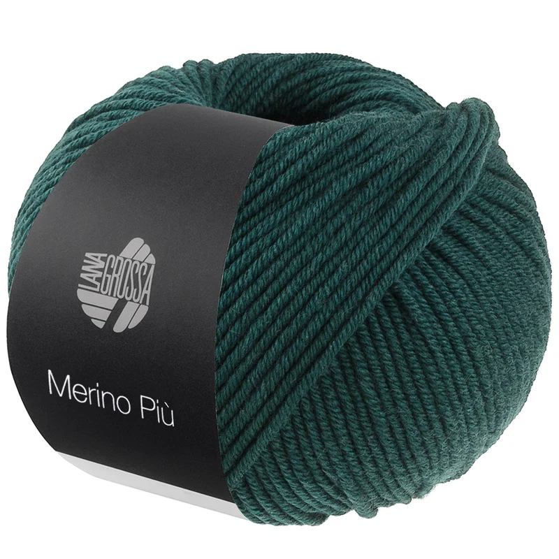 Lana Grossa Merino Piú 007 Donkerpetrol