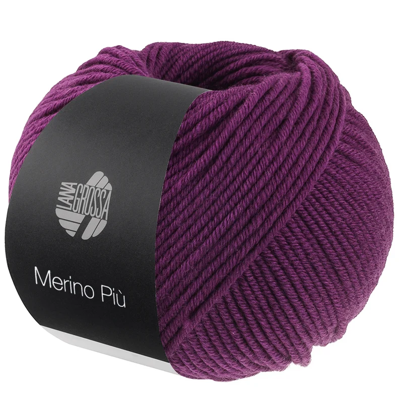 Lana Grossa Merino Piú 016 Roodviolet